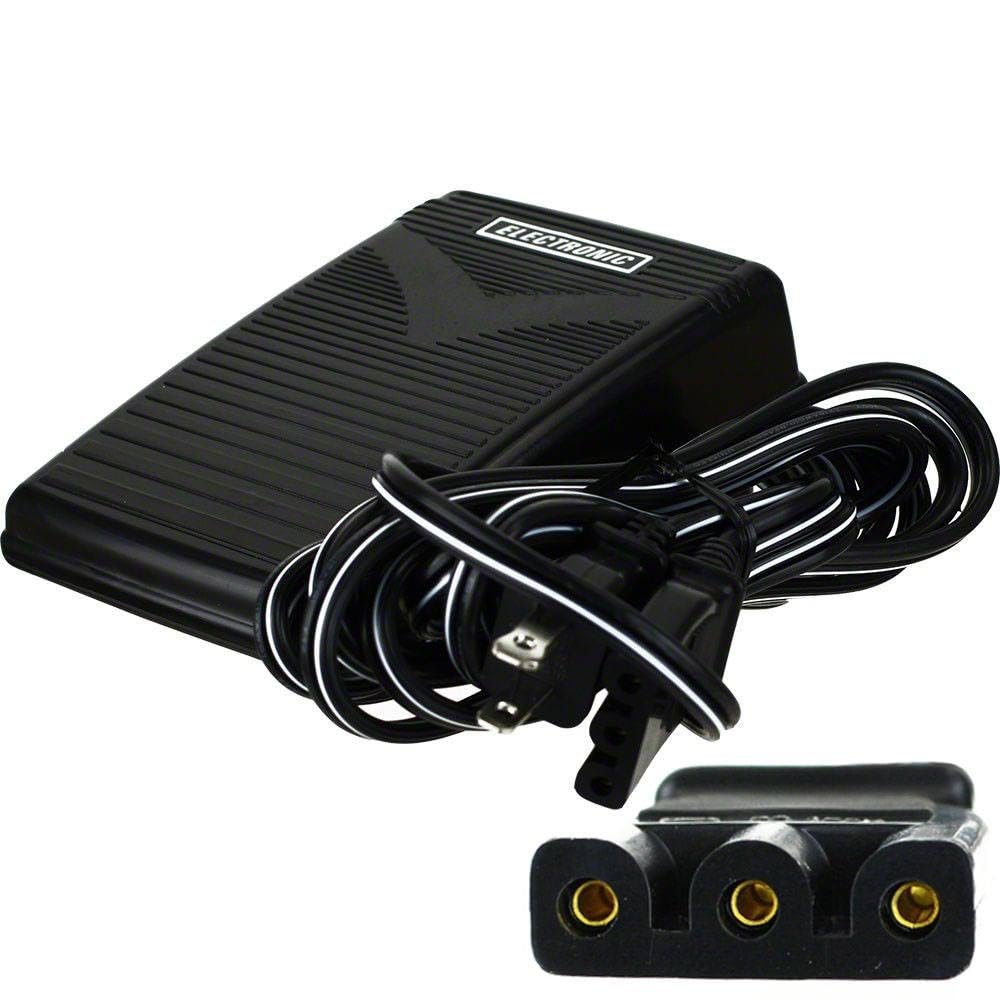 Bequilter Sewing Machine Foot Control Pedal with Cord Compatible with Singer 4411, 4423, 4432 Heavy Duty #359102-001