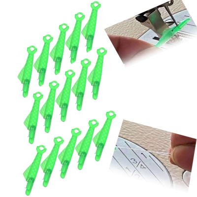NineTribe Basics Fish Mouth Automatic Needle Threader - Quick Sewing Machine Loop Needle Threaders,Machine Accessories for Women,DIY Tool,Easy Selfthread Needle Threaders Tool (10)