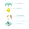 Zhouwang Gateron Goldenrod Yellow Pro Switches,5-Pin 55gf RGB LED Factory Pre-lubed Linear Switches for Mechanical Gaming Keyboard(108Pcs) view 4