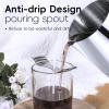 CasaCulina Candle Making Pouring Pot with Stirring Spoon, 32oz Stainless Steel Wax Melting Pot with Heat-Resistant Handle, Double Boiler Candle Making Pitcher with Dripless Pouring Spout Design view 3