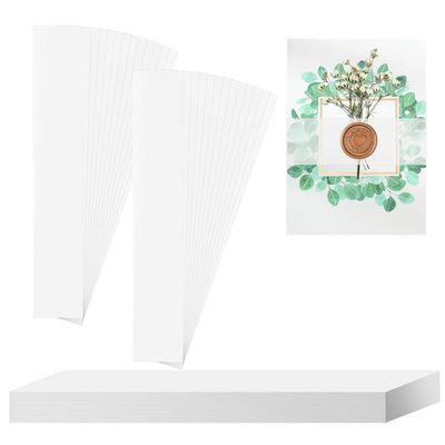 Nuhikap 150 Piece Clear Invitation Band for 5x7 Invitations Vellum Belly Band 31x4cm Invitation Decoration for Wedding Invitation Wraps Vellum Paper Belly