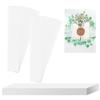 Nuhikap 150 Piece Clear Invitation Band for 5x7 Invitations Vellum Belly Band 31x4cm Invitation Decoration for Wedding Invitation Wraps Vellum Paper Belly view 1