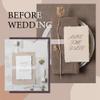 Nuhikap 150 Piece Clear Invitation Band for 5x7 Invitations Vellum Belly Band 31x4cm Invitation Decoration for Wedding Invitation Wraps Vellum Paper Belly view 3