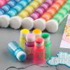 48 Pcs/Set Soft Bristles Finger Daubers with 6 Storage Box Ink Blending Brushes Mini Stackable Blender Brushes Brush Head 0.75'' for Cardmaking Painting Drawing Handles Ink Blender Tool view 3