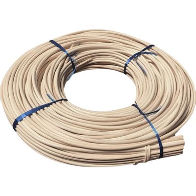 jweemax 32.80ft Natural Rattan Basket Round Reed Weaving Material for DIY Furniture Making, Chair Making, Wicker Weaving,Diameter 5mm