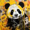 DIY Gratiffi Panda DIY Stamped Cross Stitch Kits for Beginners Easy 11CT Needlepoint Embroidery Counted Cross Stitch Kits Art Craft Wall Decoration and Gift 20x20inch view 1