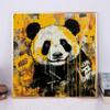 DIY Gratiffi Panda DIY Stamped Cross Stitch Kits for Beginners Easy 11CT Needlepoint Embroidery Counted Cross Stitch Kits Art Craft Wall Decoration and Gift 20x20inch view 2