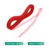 MECCANIXITY 50 Yards Stiff Horsehair Braid 0.6 Inch Wide for Polyester Boning Sewing Wedding Dress Dance Formal Dress Accessories,Red view 3