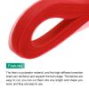 MECCANIXITY 50 Yards Stiff Horsehair Braid 0.6 Inch Wide for Polyester Boning Sewing Wedding Dress Dance Formal Dress Accessories,Red view 4