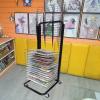 Foldable and Flip Up Art Drying Rack with Lockable Wheels, Painting Drying Rack for Classroom, Art Studio, Canvas Rack Art Storage - Sturdy Steel Construction, Ideal for Schools and Art Clubs, Black(2 view 4