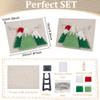 WEBEEDY DIY Mountains String Art Kit for Beginner 3D Landscape Sun String Art Crafts Kit for Adults,Arts Crafts Kit with Instruction and All Supplies,Home Wall Decorations Christmas Unique Women Gift view 2