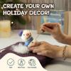 Woolbuddy Needle Felting Kit for Beginners & Adults Christmas Holiday DIY Felting Kit with Wool Roving, Felting Needles, Pad & Instructions Felting Kits for Adults Christmas Crafts & Gifts view 3