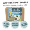 Woolbuddy Needle Felting Kit for Beginners & Adults Christmas Holiday DIY Felting Kit with Wool Roving, Felting Needles, Pad & Instructions Felting Kits for Adults Christmas Crafts & Gifts view 4