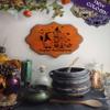 DGAGA 6PCS Halloween Silk Screen Stencils Reusable Skull Self Adhesive Chalk Mesh Stencil Trick or Treat Silkscreen Transfers for Painting on Wood,Craft,DIY Screenprinting Starter Kit for Chalk Paste view 2