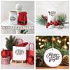 40 Pieces Christmas Word Stickers for Crafts Christmas Vinyl Stickers Waterproof Xmas Decals for Ornament Ball Wood Cup Glass Water Bottle Decoration (40 pcs Words) view 4
