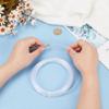 BENECREAT 10.9 Yard Plastic Boning Roll, 2mm PP Corset Strips Round White Webbing Boning for Lingerie Bra Sewing Accessories, Bridal Wedding Dress DIY Supplies view 3