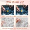 Peacoblue Water Soluble Embroidery Patterns for Beginners, Santa Claus, Reindeer 4 Sheets with 27pcs for Christmas Xmas, Wash Away Embroidery Pattern Stabilizer for Hand Sewing Lover Women Adults view 3