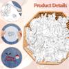Peacoblue Water Soluble Embroidery Patterns for Beginners, Santa Claus, Reindeer 4 Sheets with 27pcs for Christmas Xmas, Wash Away Embroidery Pattern Stabilizer for Hand Sewing Lover Women Adults view 4