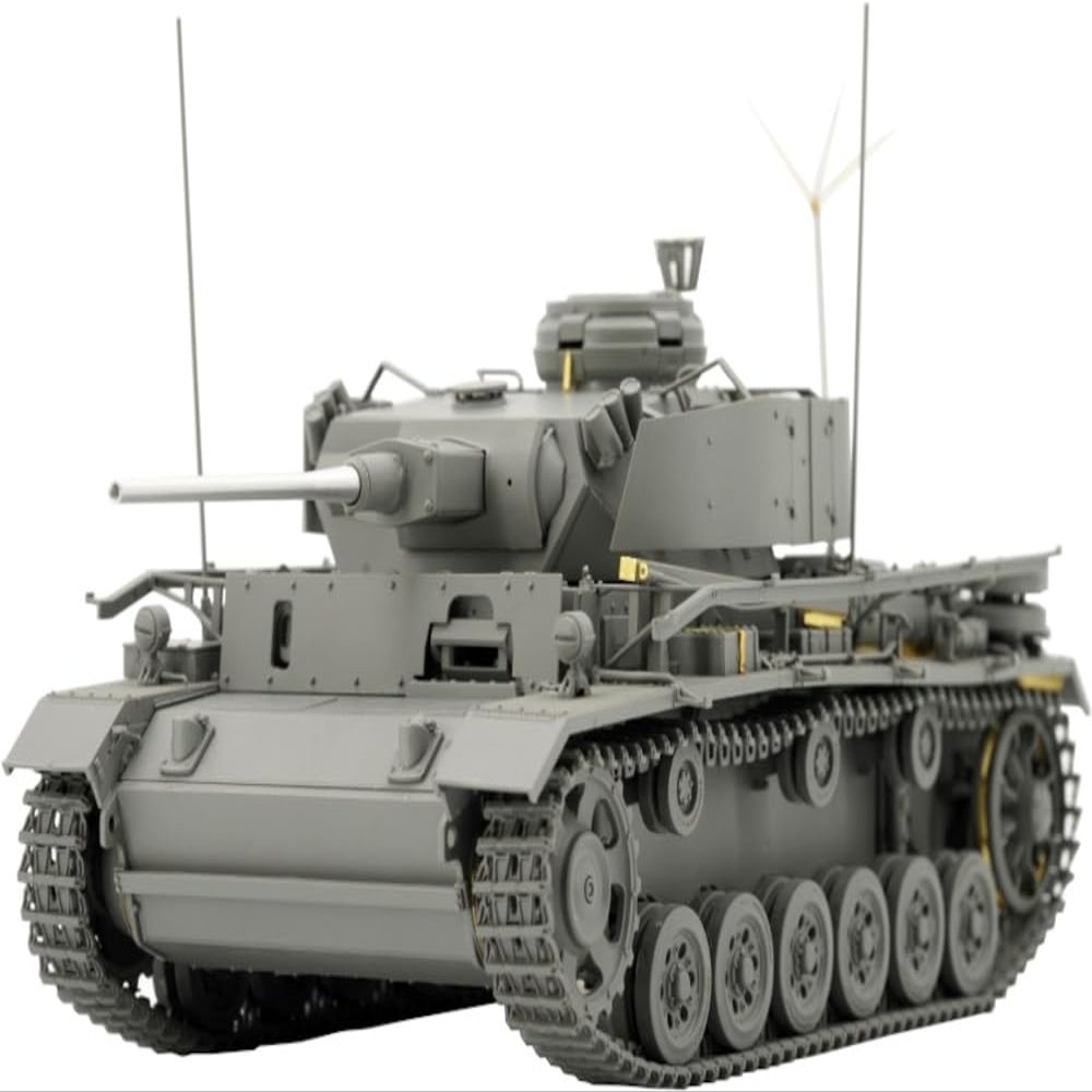 Generic BT-048 1/35 Scale Pz.Bef.Wg.III Ausf.K 2in1 W/Schrzen Plastic Model Kit