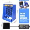 agreilduite Stained Glass Starter Kit for Adults,Glass Grinder/Soldering Iron Kit/Glass Cutter Tool Kit/Solder Exhaust Fan/Solder Clamp,Soldered Stained Glass kit for Beginners & Hobbyists view 3