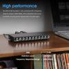 Nobsound 9-Band Stereo EQ Preamp: HiFi Equalizer Audio Processor with Tone Controls | 111dB SNR | 0.001% THD | 2 RCA in/Out | for Home Stereo Audiophiles (EQ9) view 4
