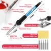 agreilduite Professional 15 Pcs Glass Craft Starter Tool Kit,Stained Glass Start-Up Tool Set,kit with Glass Grinder&Glass Cutter Tool Kit&Soldering Iron&Solder Exhaust Fan&Solder Clamp&Consumables view 4