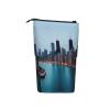 DRTGEDS Chicago Telescopic Pencil Case Pencil Pouch Holder,Organizer Stationery Pen Case Box With Zipper view 2