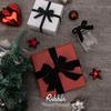Ribbli Black Velvet Ribbon 3/8 Inches Continuous 25 Yard Spool Black Christmas Ribbon for Gift Wrapping Crafts Home Decor view 2