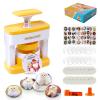 Button Maker Machine, 55mm(2.16 inch) Pin Badge Maker Machine, DIY Badge Punch Press Kit with 48 pcs Button Parts Pictures, Circle Cutter, Arts & Crafts Birthday Gifts for kids, School Projects view 1