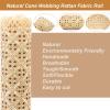 16"/20"/24"/28"/36"/39.4" Width Rattan Cane Webbing Roll, Open Mesh Net Sheet for Chairs, Pole Wrap Fabric Material for DIY Craft Projects, Furniture Decor view 3