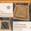 16"/20"/24"/28"/36"/39.4" Width Rattan Cane Webbing Roll, Open Mesh Net Sheet for Chairs, Pole Wrap Fabric Material for DIY Craft Projects, Furniture Decor view 4