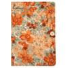 CATaireen Personalized Notebook for Women A5 A6 Handmade Retro Corduroy Printed Floral Cloth Cover Work Journal Diary Fabric Notepad Blank Inner Paper Binder Sketchbook (A5) view 1