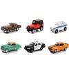 Greenlight 1967 Chevrolet Camaro RS Orange with Black Stripes Counting Cars (2012-Current) TV Series Hollywood Series Release 37 1/64 Diecast Model Car view 2