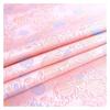 Chinese Brocade Dress Fabric,Floral Fabric, Beautiful Flowers Auspicious Symbol Round Reunion Chinese Style Mahogany Furniture Cushion Antique Cheongsam Handmade Cloth 75X50cm(Pink) view 1