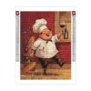Bread Red Wine Chef Diamond Art Painting Kits for Adult,Cook 5D Diamond Art for Adults,Round Drill Painting by Diamonds Art and Crafts for Home Wall Decor Gift 16x20 Inch view 2