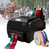 ddingsmafosee Satin Ribbon Printing Machine,Personalized Ribbon Machine,with Ribbon Holder,Supports 50+ Languages,Print Simple Plain Text, Patterns, Logos,for Weddings/Parties/Birthdays,doublerow view 1