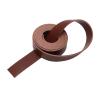lalatia Double Sided Faux Leather Strip Leather Strap (Dark Brown, 1'' x 2 Yards) view 3