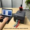Satin Ribbon Printer Machine For Florist, Custom Ribbon Printer with 1cm and 2cm Ribbons, Support Multi-Row Printing/12-20mm Ribbon, for Flower Shop, Cake Shop, DIY Handicraft Studio, Etc. view 4