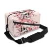 Kathyboom Skull Cherry Blossom Crochet Bag Organizer Knitting Bag Large Capacity Sewing Accessories Organizer for Yarn Storage, Knitting Bag Organizer for Carrying Projects view 2