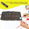 Watercolor Brush Bag, Olive Paint Brush Case, Canvas Oil Brush Case Suitable for Sketching Enthusiasts view 4