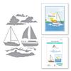 Spellbinders S5-633 Set Sail Etched Dies from the Fair Winds Collection by Dawn Woleslagle view 2
