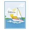 Spellbinders S5-633 Set Sail Etched Dies from the Fair Winds Collection by Dawn Woleslagle view 4