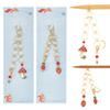 NBEADS 2 Pcs Mushroom/Strawberry Knitting Row Counter Chains, 2 Pcs Beaded Stitch Markers Row Counting Accessories with Iron Linking Ring for Sewing Knitting Crochet Tracking view 1