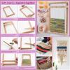 LYKTRIX Weaving Loom for Kids, Wooden Weaving Kit, Loom Kit for Kids Ages 8-12, Great Knitting Looms for Beginners and Girls Over 6 Years Old, Contains Enough Weaving Yarn 11.4" x 7.5" view 4
