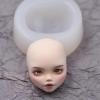 Face Clay Molds Dolls Face Epoxy Resin Molds for Crafting Dolls Accessories Making Craft Art Students Mold view 2