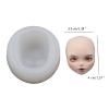 Face Clay Molds Dolls Face Epoxy Resin Molds for Crafting Dolls Accessories Making Craft Art Students Mold view 3