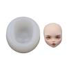 Face Clay Molds Dolls Face Epoxy Resin Molds for Crafting Dolls Accessories Making Craft Art Students Mold view 4