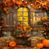 IMLQJES Pumpkin Diamond Painting Kit for Adults - DIY Pumpkin Sunflower Hay 5D Diamond Art Kit - for Autumn Home Living Room Wall Decoration 16x20 Inch view 1