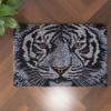 Animal White Tiger Latch Hook Rug Kit for Adults DIY Carpet Cushion with Printed Canvas Crochet Yarn Craft Hook and Latch Tapestry for Home Decor Pets Warm Pads 52x38cm(3) view 2