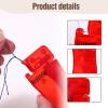 10PCS Automatic Needle Threaders for Hand Sewing, 2024 New Simple Needle Threader Easy Needle Threader Tool, Self-Thread Guide Plastic Sewing Accessories Threader for Sewing Machine(Yellow) view 3